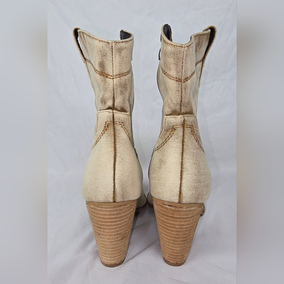 Corkys Friends In Low Places 3.5-Inch Heel Booties Memory Foam Insoles sz 9 - Picture 6 of 9